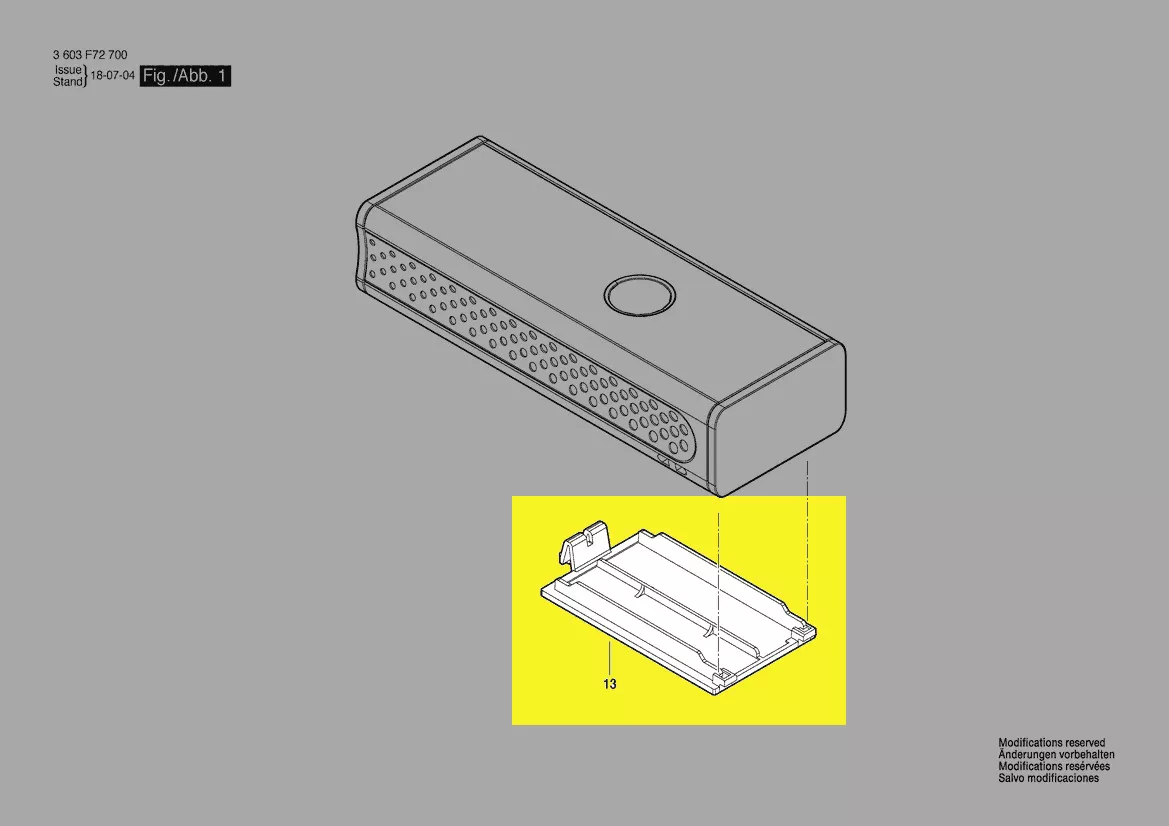couvercle batterie réf. 2 609 101 750 Bosch